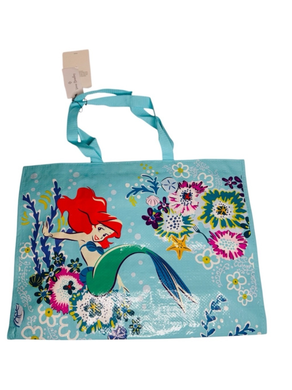 Vera Bradley Disney Little Mermaid Ariel Reusable Shopping Bag - Picture 3 of 3